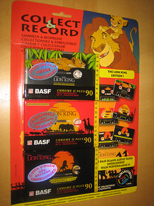 Basf kroomkassetid c-90 lion king 3 tk. (1 foto / 3)