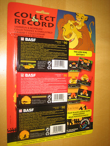 Basf kroomkassetid c-90 lion king 3 tk. (2 foto / 3)
