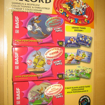 Basf kroomkassetid c-90 looney tunes 3tk