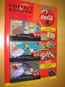 Basf аудиокассеты хром c-90 coca-cola modern 3 шт (1 фото из 3)