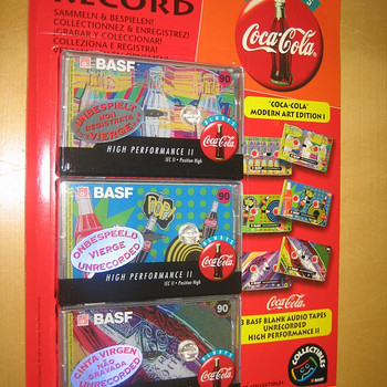 Basf kroomkassetid c-90 coca-cola modern 3tk