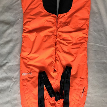 Uued suusapüksid, talvepüksid unisex , neoon oranžid +/- 134