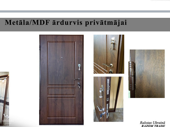 Kvalitatīvas metāla durvis mājām