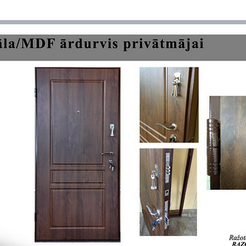 Kvalitatīvas metāla durvis mājām
