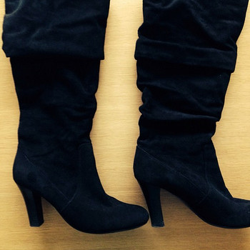 Nahast Nine West saapad, suurus 36,5-37
