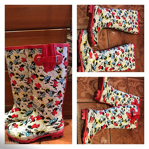 Laste kummikud Disney Minnie EU 36, ainult 2 x katnud-väike (1 foto / 1)