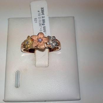 Kuld 585 2,99gr, D0,087ct+3