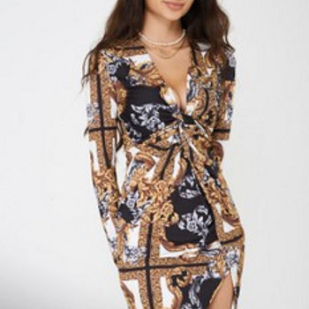 Kleit EU 36 UK 8 Baroque Print Versace