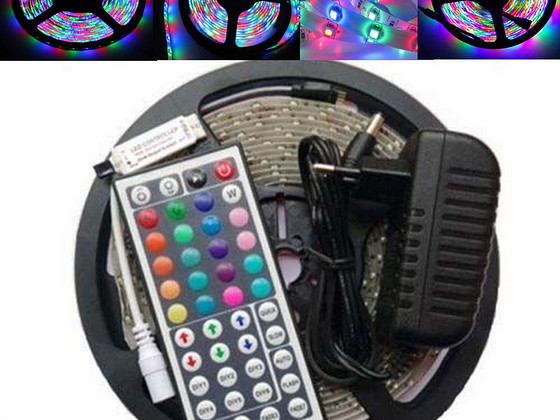 LED ūdensaprāde led tape 5 m ar remote control box