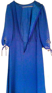 Romantiline erksinine pidulik pikk kleit, XL (7 foto / 8)