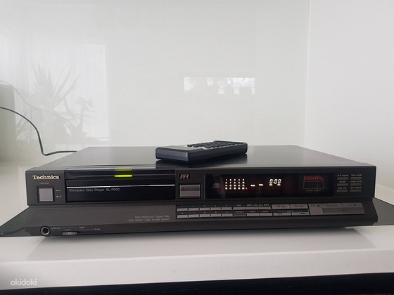 CD-mängija Technics SL-P500 aastast 1986