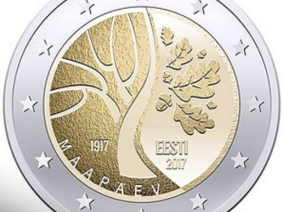 2 Eвро 2017 По дороге к независимости Эстонии