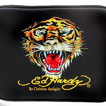 Ed Hardy tiigriga minisüliarvuti või tahvliarvuti kott, uus