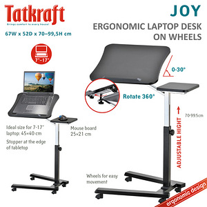 Ergonoomiline sülearvuti laud JOY, uus (3 foto / 3)