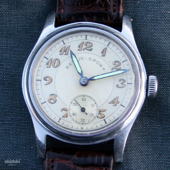 Collect 40's ss revue sport ww2 era military style watch man