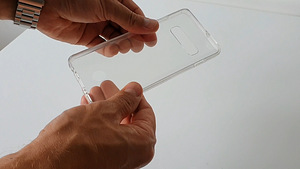 Прозрачный чехол из двух частей для Samsung, iPhone и Huawei (3 фото из 3)