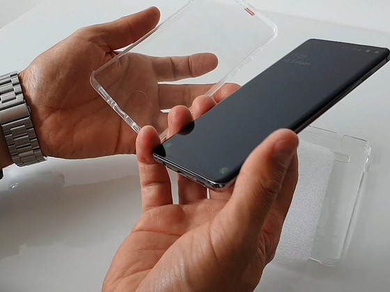 Прозрачный чехол из двух частей для Samsung, iPhone и Huawei