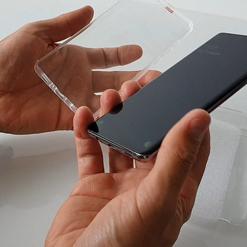 Прозрачный чехол из двух частей для Samsung, iPhone и Huawei