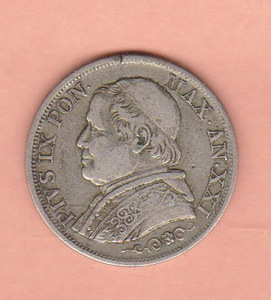 Vatican City 1. лира 1866 (2 фото из 2)