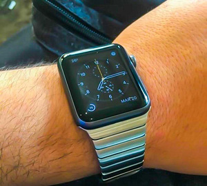 Metāla nerūsējošā tērauda aproces Apple Watch (2 foto no 3)
