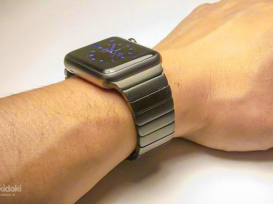 Metāla nerūsējošā tērauda aproces Apple Watch