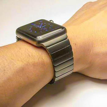Metāla nerūsējošā tērauda aproces Apple Watch