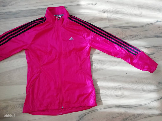Adidas running клеенчатая куртка 38