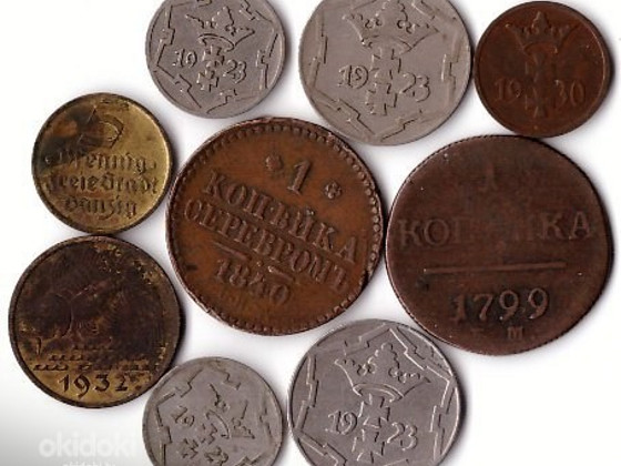 Monetas Danzig un krievu
