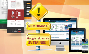 Nemokama svetainė ir internetinės svetainės reklama (1 nuotrauka iš 1)