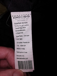 Pieces travel bags натуральная кожа (2 фото из 3)
