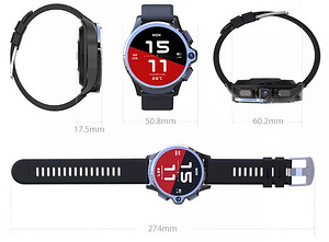 KOSPET Prime Black Smart Watch Phone (2 фото из 3)