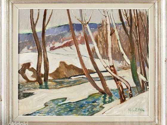 Hugo lepik картина маслом