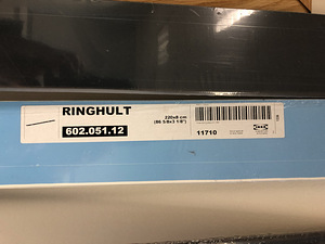 Цоколь Ikea Ringhult белый (1 фото из 1)