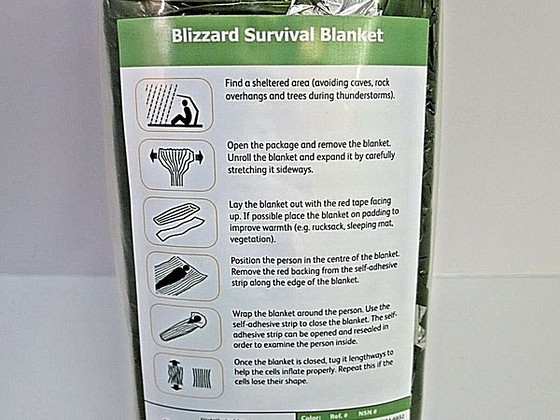 Termo tekk Blizzard survival blanket