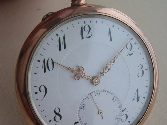 IWC sudraba kabatas pulkstenis