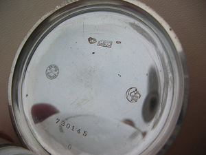 IWC sudraba kabatas pulkstenis (2 foto no 3)