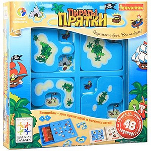 Piraatide peitust puzzle mäng lauamäng Smartgames 5+ vene (1 foto / 3)
